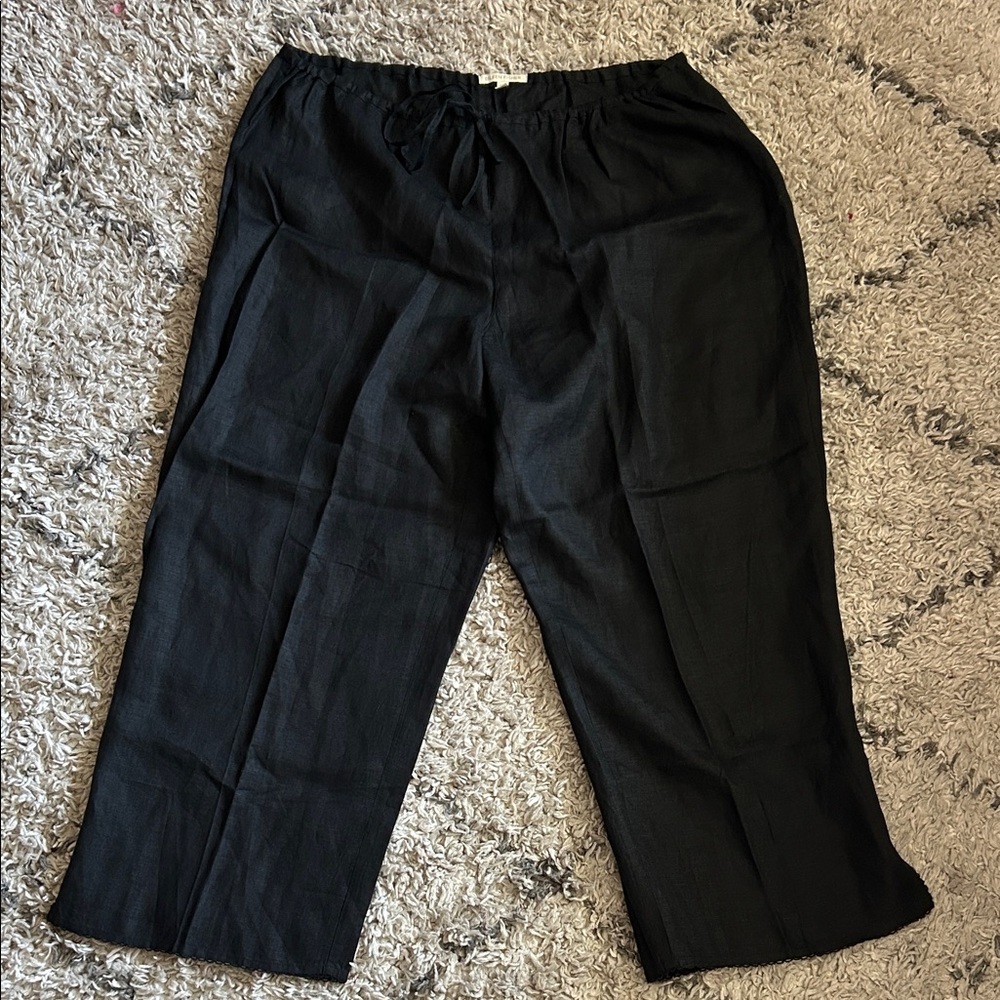 Eileen Fisher Black Joggers